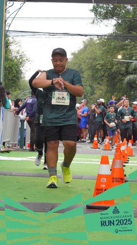 Race photo from Mangkunegaran Run 2025