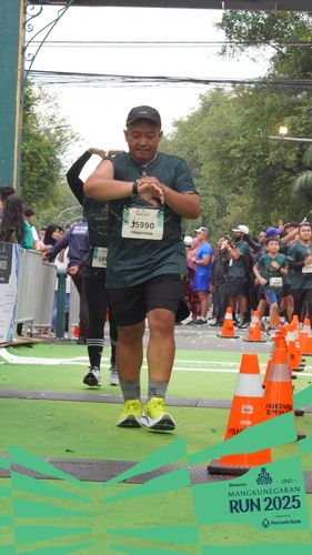 Race photo from Mangkunegaran Run 2025