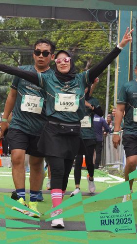 Race photo from Mangkunegaran Run 2025