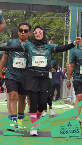 Race photo from Mangkunegaran Run 2025
