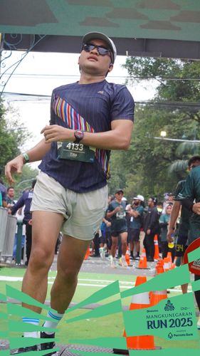 Race photo from Mangkunegaran Run 2025