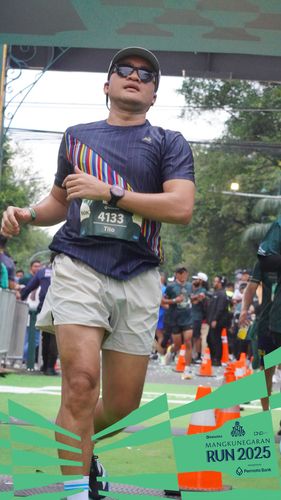 Race photo from Mangkunegaran Run 2025