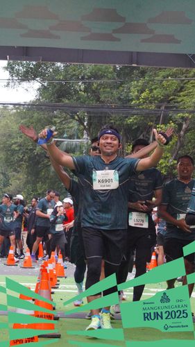 Race photo from Mangkunegaran Run 2025