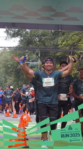 Race photo from Mangkunegaran Run 2025