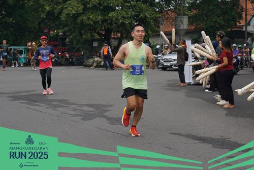 Race photo from Mangkunegaran Run 2025