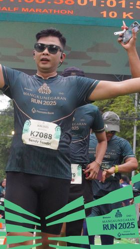 Race photo from Mangkunegaran Run 2025