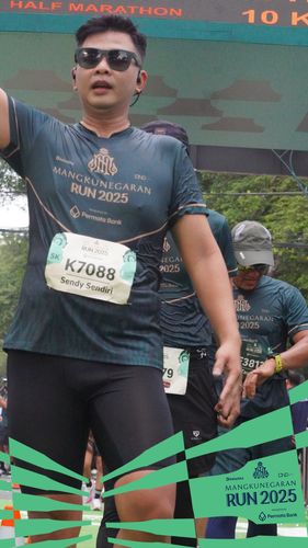 Race photo from Mangkunegaran Run 2025