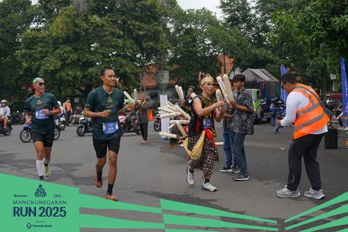 Race photo from Mangkunegaran Run 2025