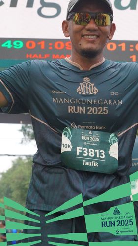 Race photo from Mangkunegaran Run 2025