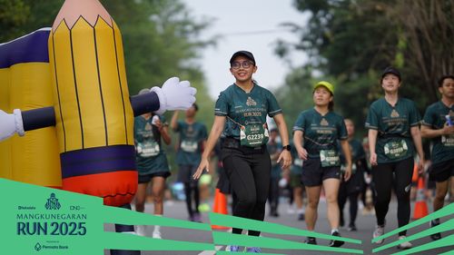 Race photo from Mangkunegaran Run 2025