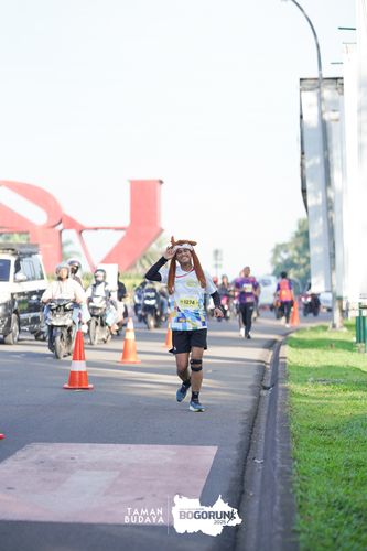 Race photo from Taman Budaya x BOGORUN 2025