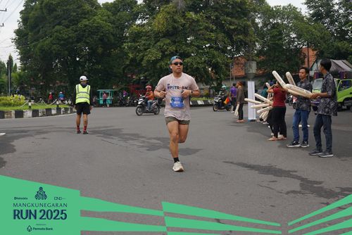 Race photo from Mangkunegaran Run 2025