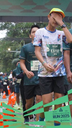Race photo from Mangkunegaran Run 2025