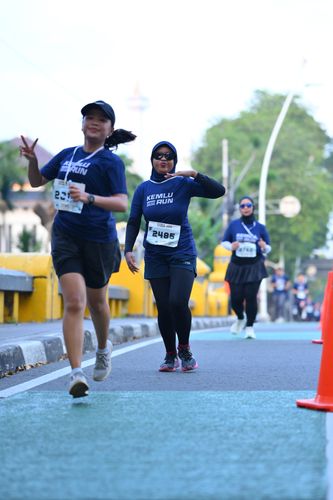 Race photo from KEMLU RUN 2025