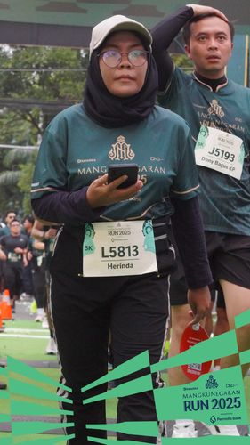Race photo from Mangkunegaran Run 2025