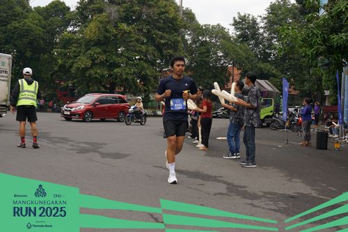 Race photo from Mangkunegaran Run 2025