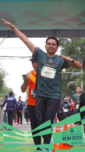 Race photo from Mangkunegaran Run 2025