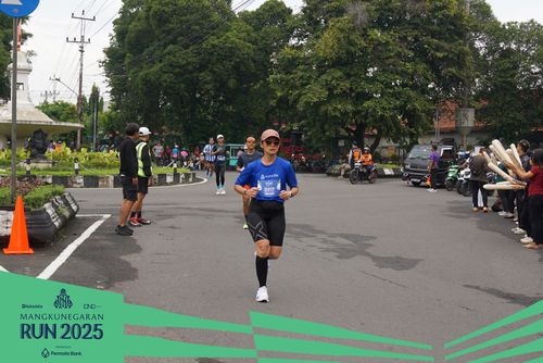 Race photo from Mangkunegaran Run 2025
