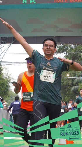 Race photo from Mangkunegaran Run 2025