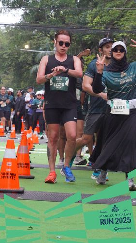 Race photo from Mangkunegaran Run 2025