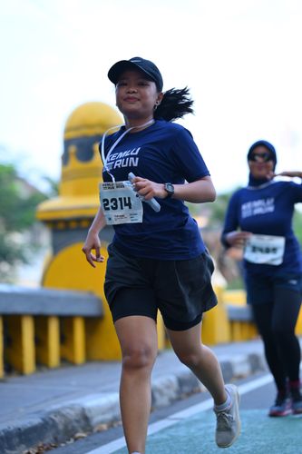 Race photo from KEMLU RUN 2025