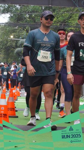 Race photo from Mangkunegaran Run 2025