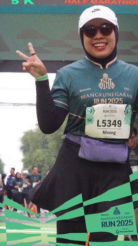 Race photo from Mangkunegaran Run 2025