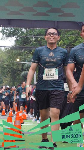 Race photo from Mangkunegaran Run 2025