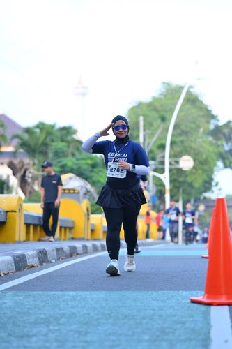 Race photo from KEMLU RUN 2025