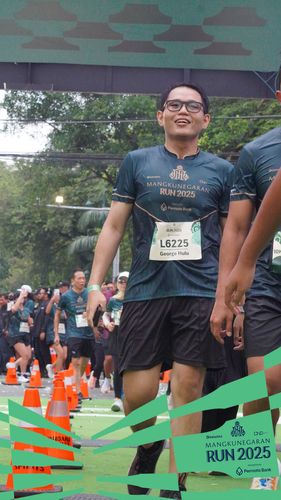 Race photo from Mangkunegaran Run 2025