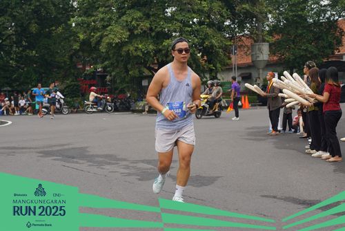 Race photo from Mangkunegaran Run 2025