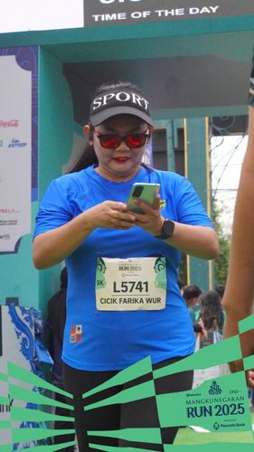 Race photo from Mangkunegaran Run 2025