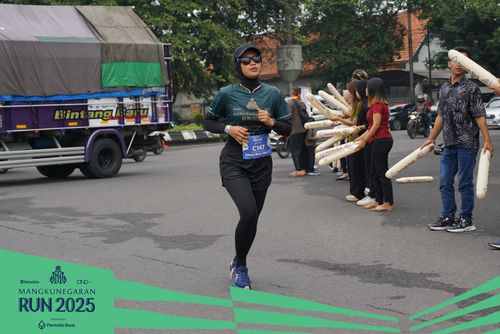Race photo from Mangkunegaran Run 2025
