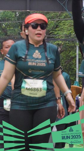 Race photo from Mangkunegaran Run 2025