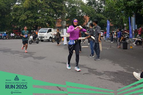 Race photo from Mangkunegaran Run 2025