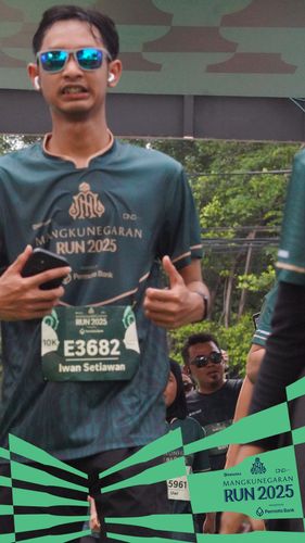 Race photo from Mangkunegaran Run 2025