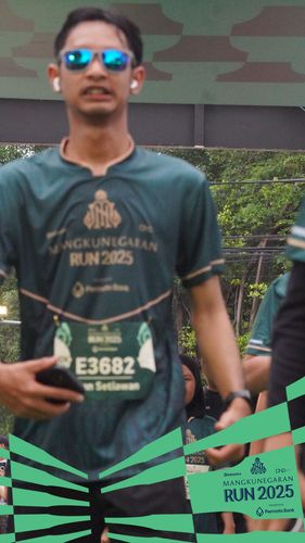 Race photo from Mangkunegaran Run 2025