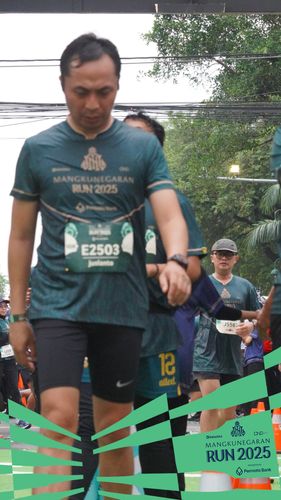Race photo from Mangkunegaran Run 2025