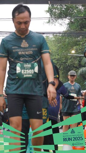Race photo from Mangkunegaran Run 2025