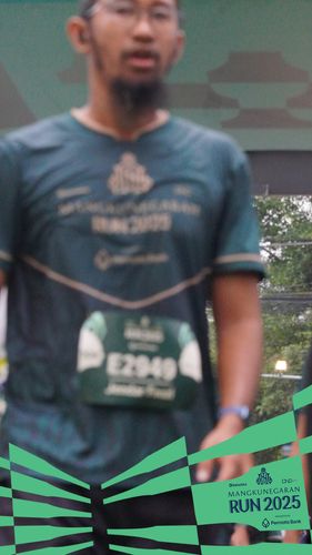 Race photo from Mangkunegaran Run 2025
