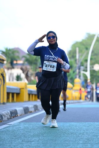 Race photo from KEMLU RUN 2025