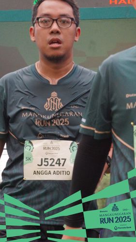 Race photo from Mangkunegaran Run 2025