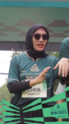 Race photo from Mangkunegaran Run 2025