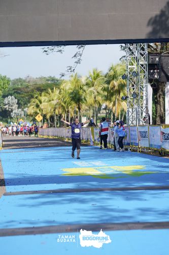 Race photo from Taman Budaya x BOGORUN 2025