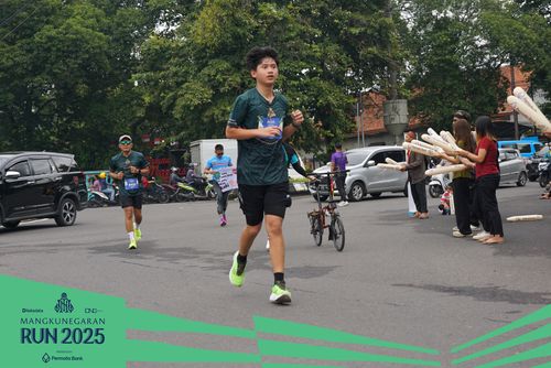 Race photo from Mangkunegaran Run 2025