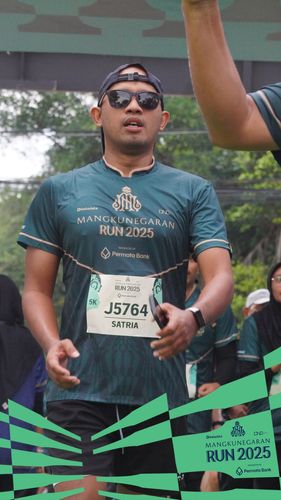 Race photo from Mangkunegaran Run 2025