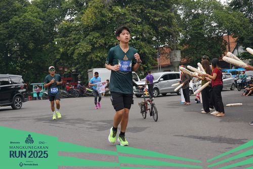 Race photo from Mangkunegaran Run 2025