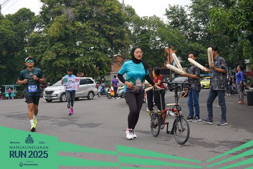 Race photo from Mangkunegaran Run 2025