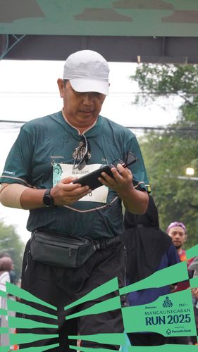 Race photo from Mangkunegaran Run 2025