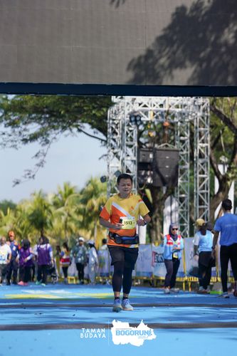 Race photo from Taman Budaya x BOGORUN 2025